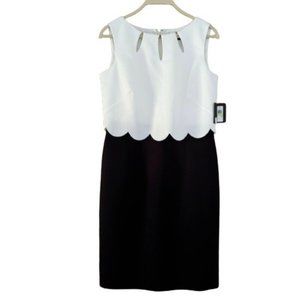 Ellen Tracy Black amd White Dress